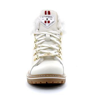 Boots pour femme à col fourré blanc du 36 au 41-c022158