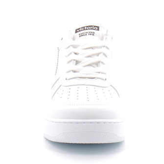 Baskets pour femmes blanches en cuir blanco