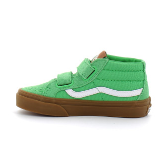 Chaussures à Scratch pour enfant Sk8-Mid Reissue green. vn0a38hhgrn1