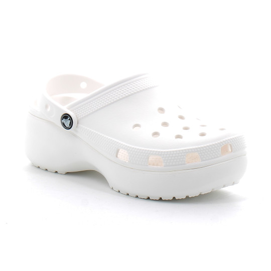 Sabot à plateforme pour adulte Classic Platform Clog white 206750-100