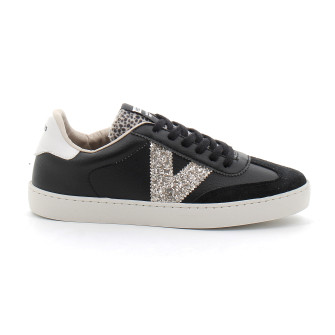 Basket basse à lacet pour femme 1126198 black du 36 au 41-negro