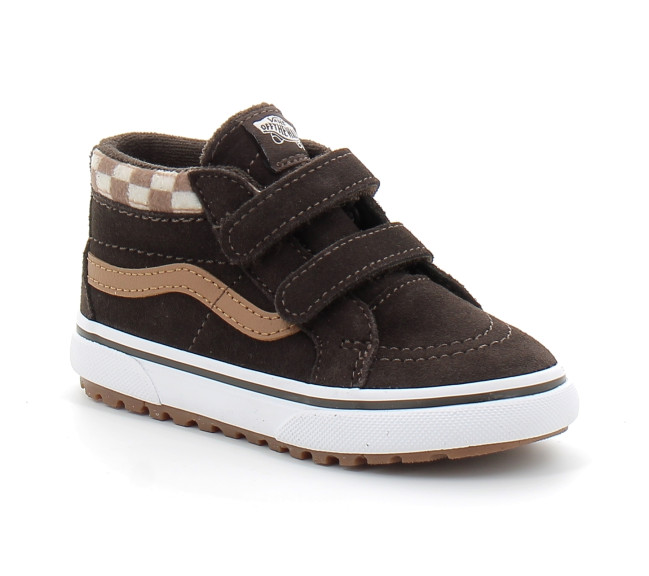 Chaussures à scratch pour enfant Sk8-Mid Reissue brown vn000d11bf21