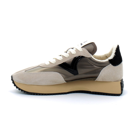 Baskets à lacets pour femme 1134111 beige