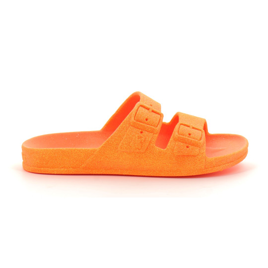 Sandale à paillette pour femme NEON orange 24s1020043w3