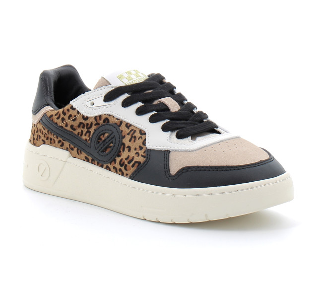 Basket mode pour femme KELLY SNEAKER beige leopard onccle0421