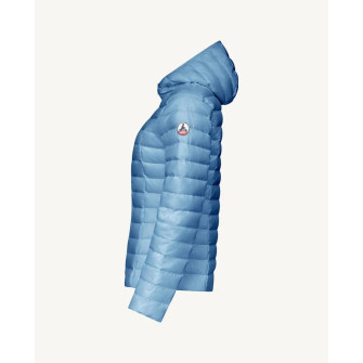 Doudoune légère à capuche pour femme Cloe wash blue 10u
