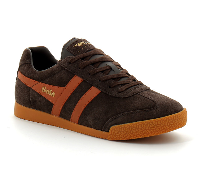 Baskets en daim pour hommes Harrier brown cma192ut