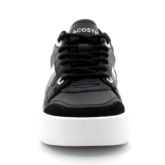 Basket pour femme en cuir L002 EVO black/white. 47sfa0055/454