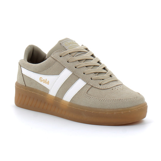 Baskets à lacets pour femmes Grandslam bone cla589cy