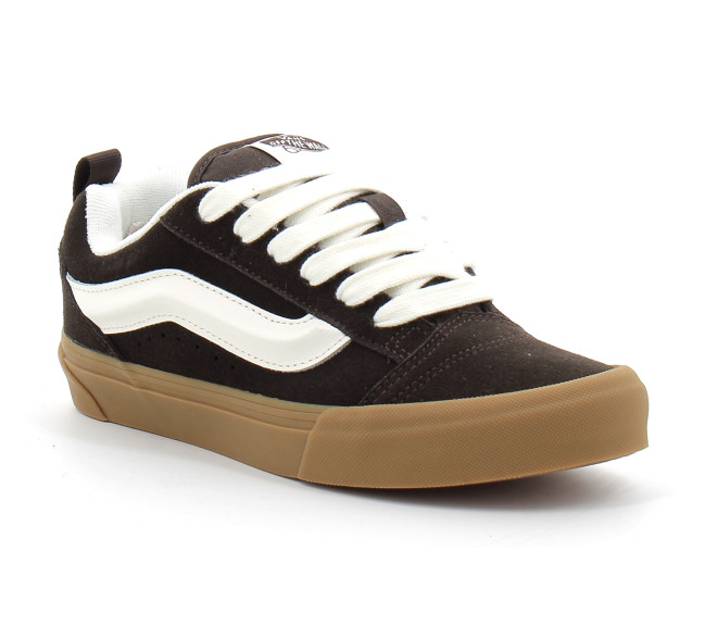 Chaussures basses à lacet pour adulte Knu Skool coffe vn000cs0d4c1