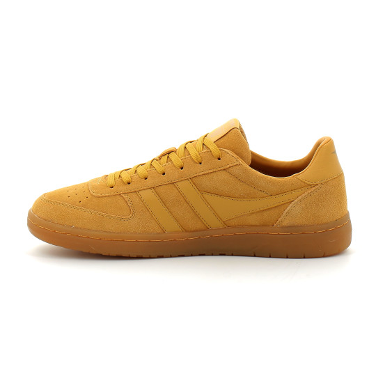 Basket pour femme en suede Hawk mustard clb571yc