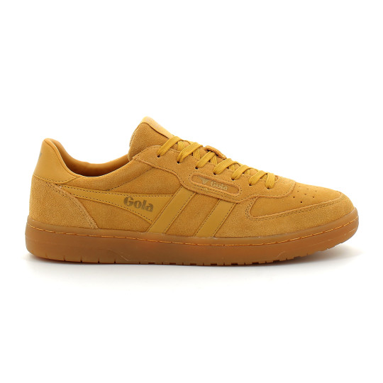 Basket pour femme en suede Hawk mustard clb571yc