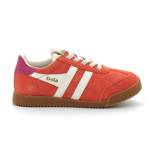 Baskets à lacets elastique pour enfants Elan corail cka538uw