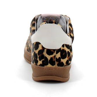 Basket mode à lacet pour femme leopard leopard a223