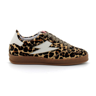 Basket mode à lacet pour femme leopard leopard a223