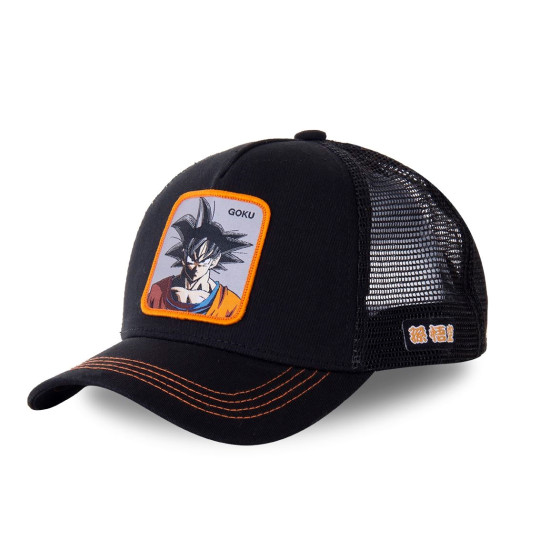 Casquette Dragon Ball Z noir-orange cl/dbz/1/gokd