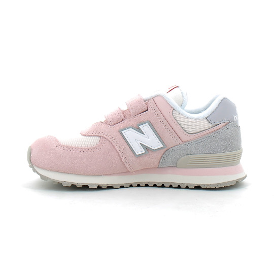 Chaussures de sport à scratch pour enfant PV574 pink pv574bkm