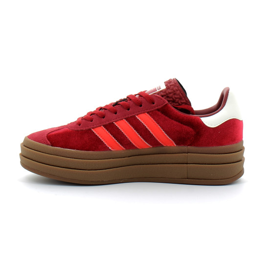 Chaussure Compensée Gazelle Bold rouge fonce ig4388