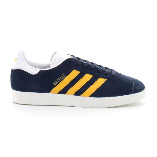 Chaussures de sport gazelle pour adulte navy yellow ig2094