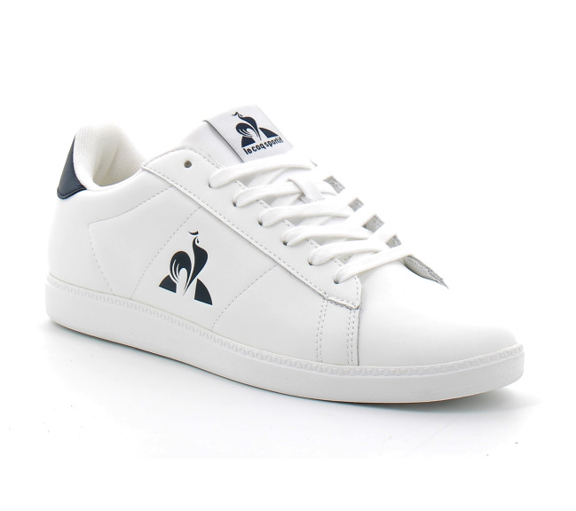 Chaussures En Cuir Blanc Pour Homme COURTSET_2 blanc/bleu. 2510347