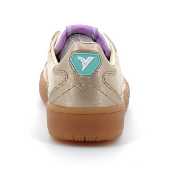 Baskets de sport unisexes avec semelle caramel SMASH beige