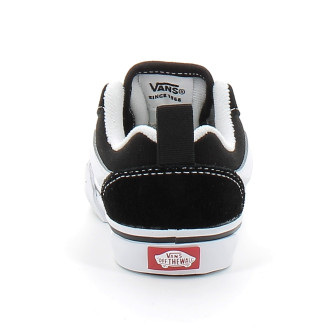 Chaussures pour bébé Knu Skool black-white vn000dok6bt1