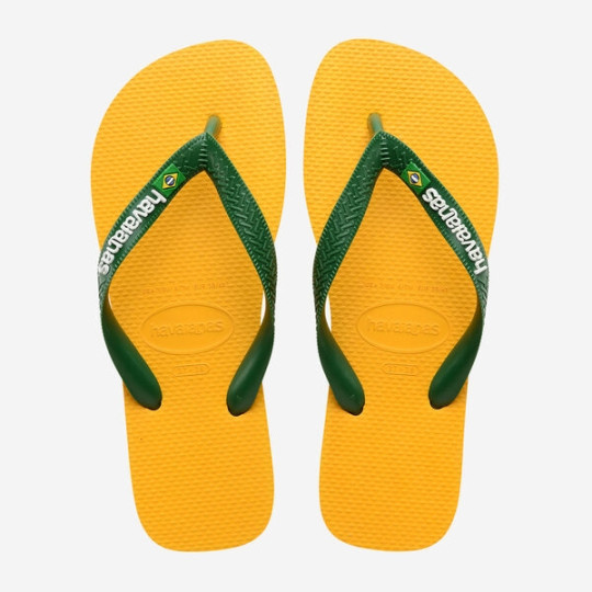 Tong pour adulte Brasil Logo pop yellow 4110850-1740