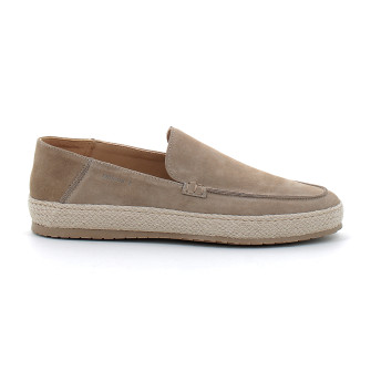 Mocassins en raphia et cuir suédé pour homme beige lido-brm-251-avola