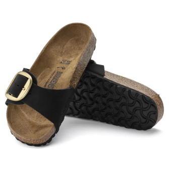 Sandale en nubuck Big Buckle black 1023373