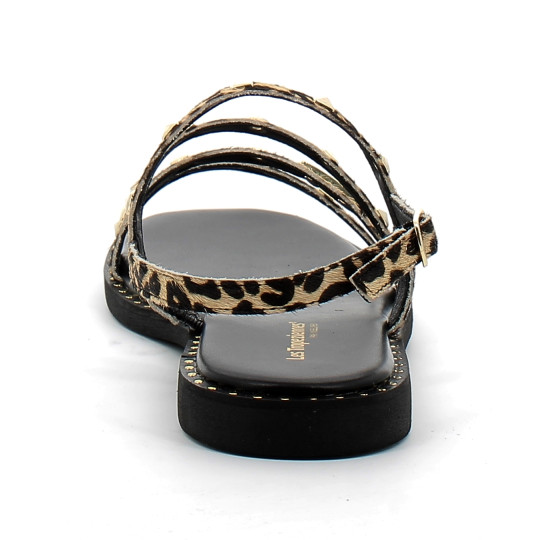 Sandales femme à imprimé léopard leopard c330842