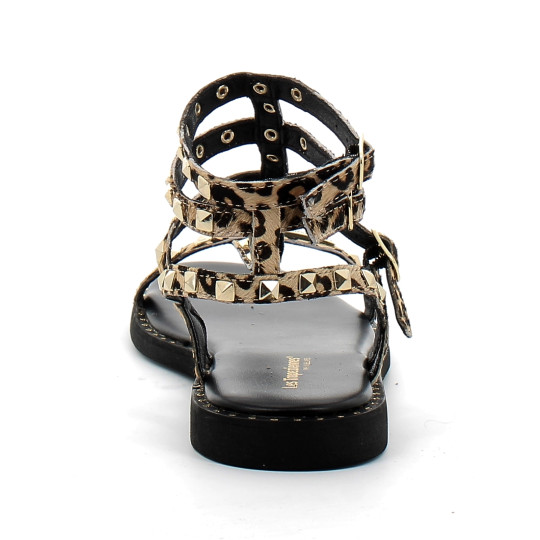 Sandales femme bride cheville à imprimé léopard leopard c330843