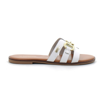 Mules femme Hamia blanc c330630