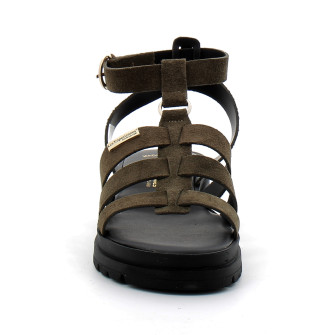 Sandales femme kaki 330254