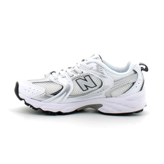 Chaussures de sport pour enfant à lacet elastique PZ530 blanc-bleu pz530sb1