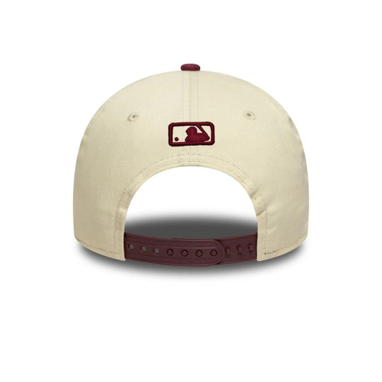 Casquette 9FORTY M-Crown New York Yankees MLB Colour Block bordeaux osfm