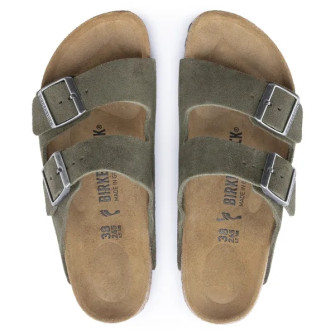 Sandale pour adulte en cuir velours Arizona Sfb thyme 1025047