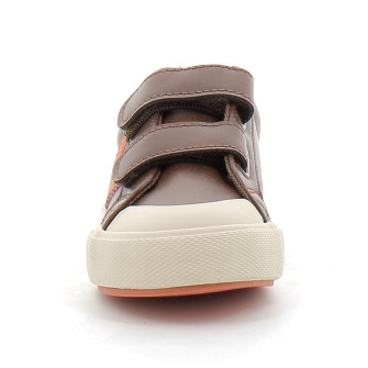 BASKETS SCRATCHS EFFET CUIR ENFANT cuero