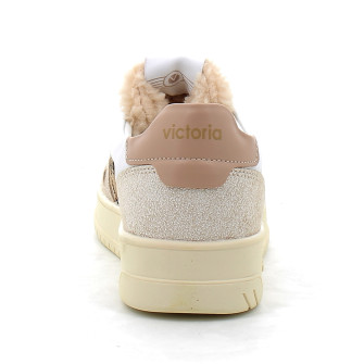 Baskets basses à lacets style rétro pour femme 1257124 camel