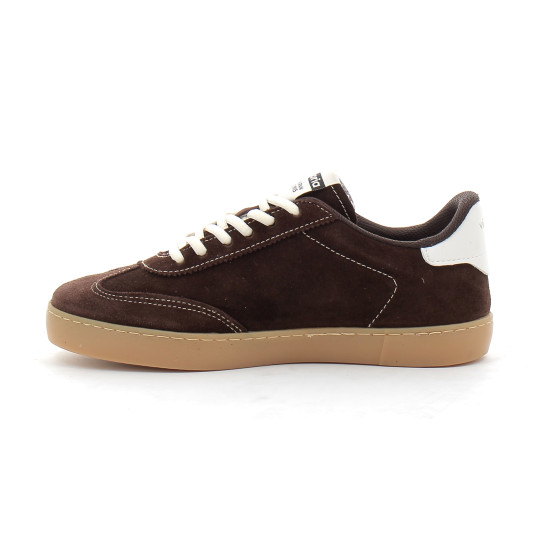 Baskets pour femme avec semelle caramel chocolat