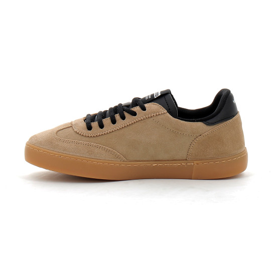 Baskets unisexes avec semelle caramel beige
