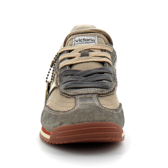 Sneakers unisexes avec semelle crantée taupe