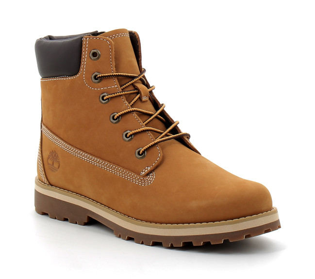 Botte à lacets et zip Courma Kid pour junior en jaune wheat tb0a28x72311