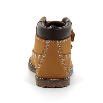 Bottine à scratch pour enfant Pokey Pine wheat tb1a127m2311