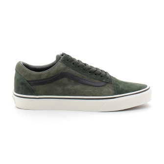 Chaussures basses à lacets en daim pour adulte Old Skool green. vn000d9ybgk1