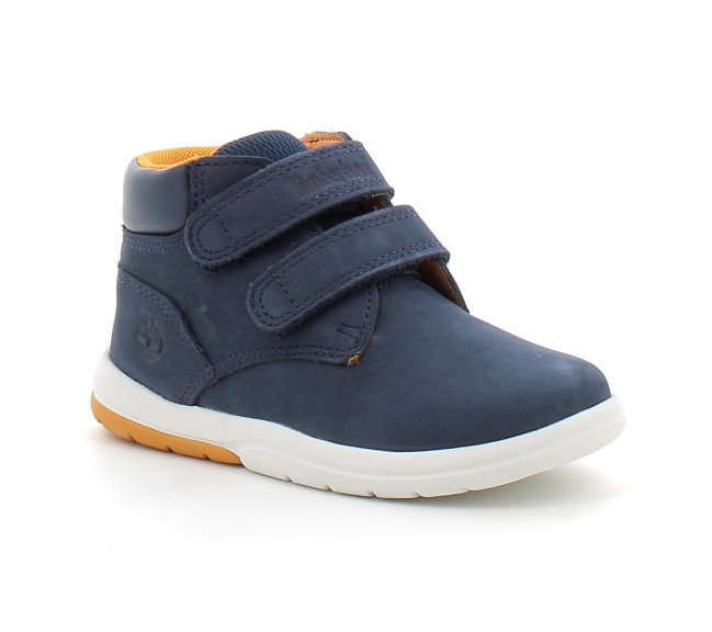Bottine mi-haute à scratch pour enfant Toddle Tracks navy tboa2k280191