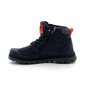 Chaussure enfant waterproof en cuir indigo 57216-425-m Chaussure enfant waterproof en cuir indigo 57216-425-m
