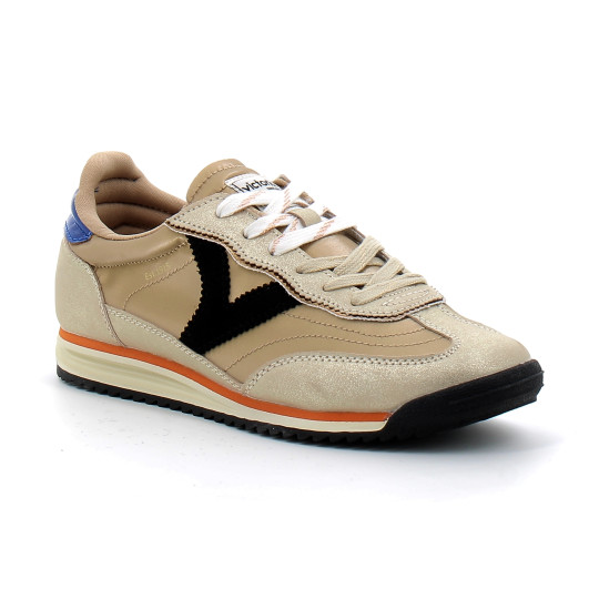 Sneakers pour femme avec semelle crantée oro