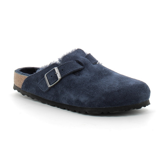 Sabot en fourrure pour adulte boston navy 1030657