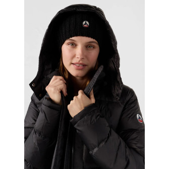 Doudoune longue à capuche Femme Grand Froid Karachi black fw22wpar04