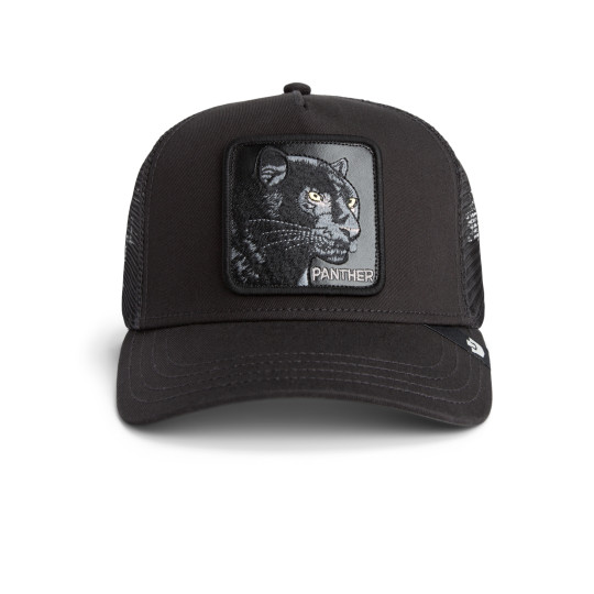 Casquette reglable adulte Panther trucker black 101-2510